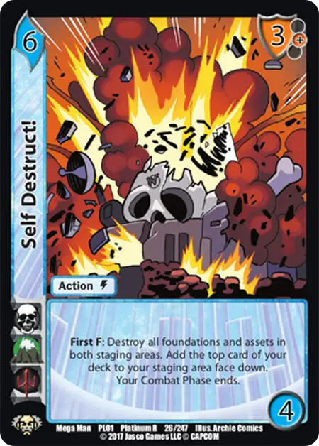 Self Destruct! card front
