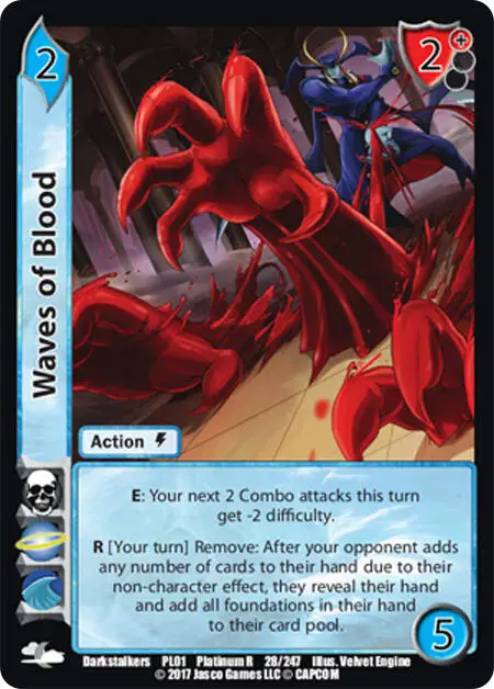 Waves of Blood card front