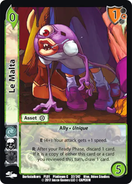 Le Malta card front