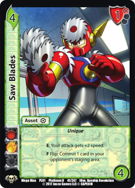 Saw Blades card front