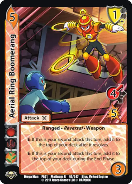 Aerial Ring Boomerang card front