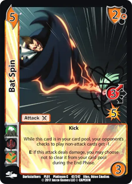 Bat Spin card front