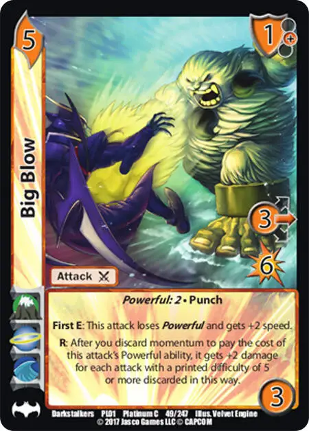 Big Blow card front