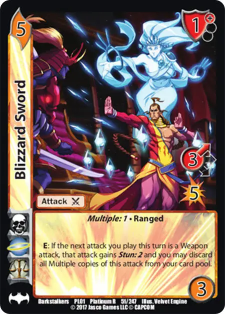 Blizzard Sword card front