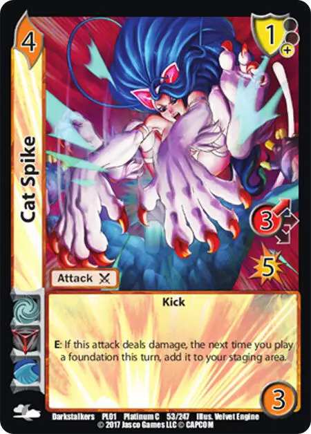 Cat Spike card front