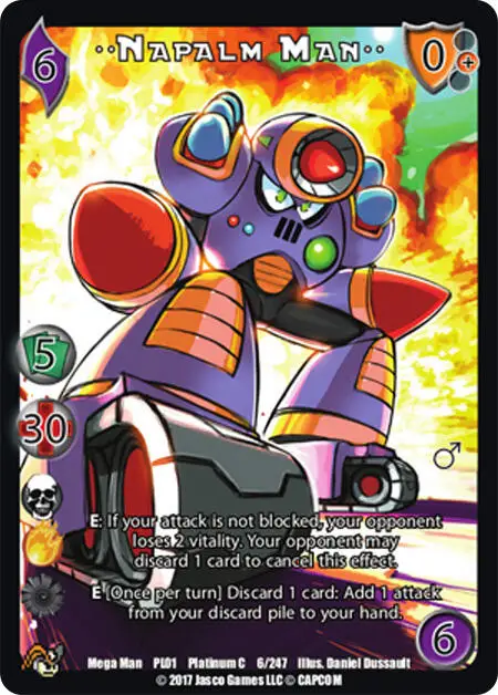 Napalm Man card front