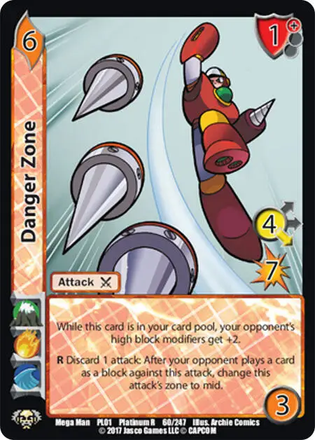 Danger Zone card front