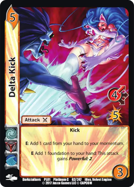Delta Kick card front
