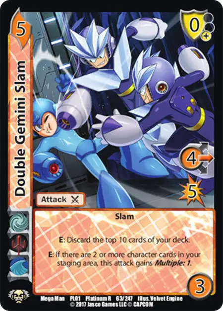 Double Gemini Slam card front