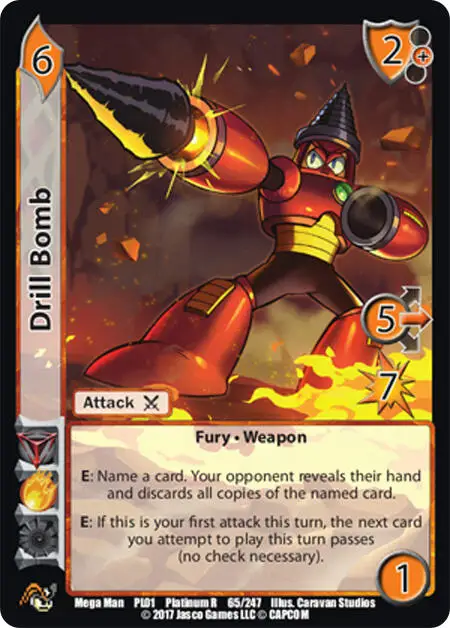 Drill Bomb card front