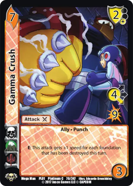 Gamma Crush card front