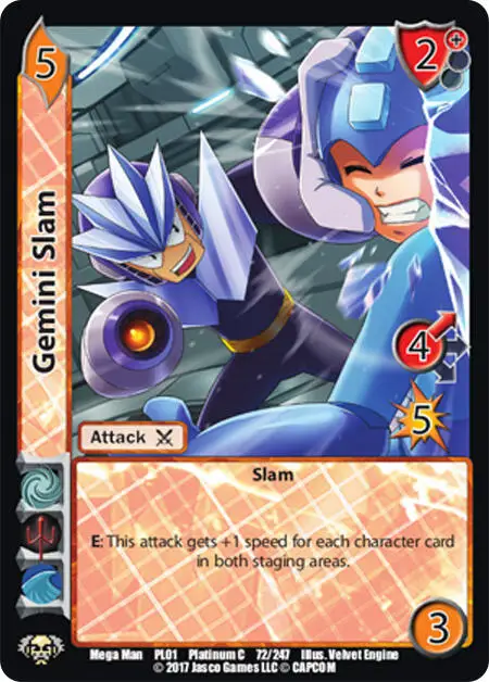 Gemini Slam card front