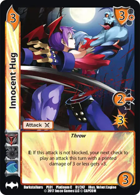 Innocent Hug card front