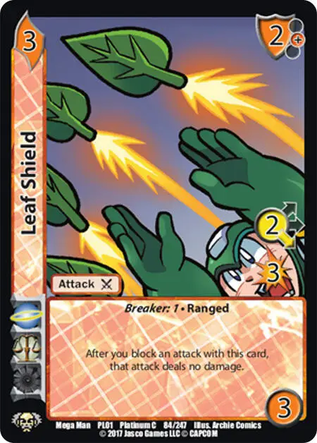 Leaf Shield card front