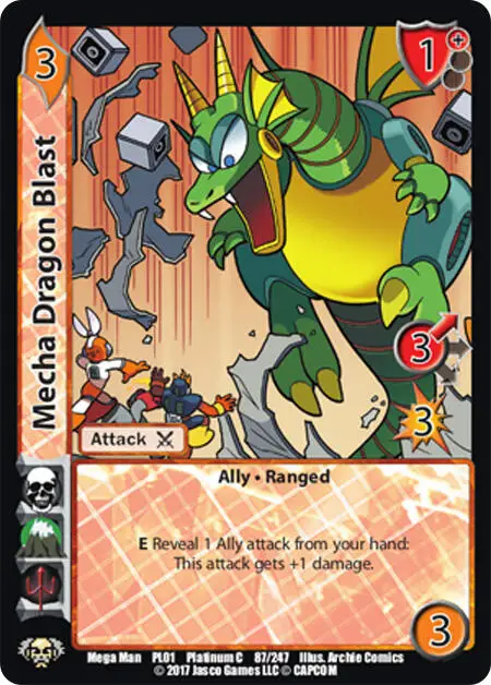 Mecha Dragon Blast card front
