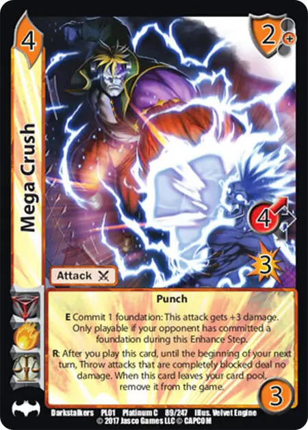Mega Crush card front