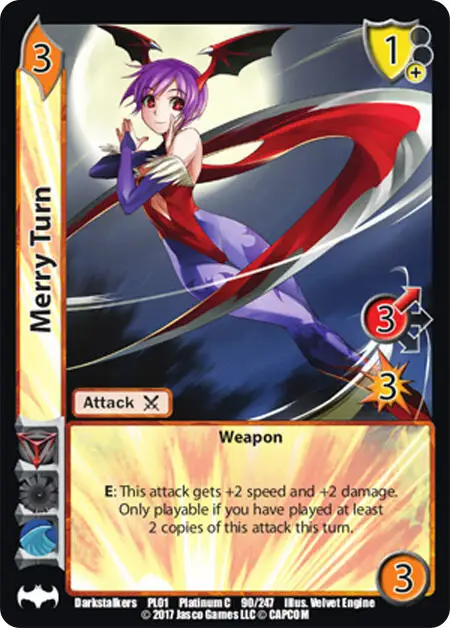 Merry Turn card front