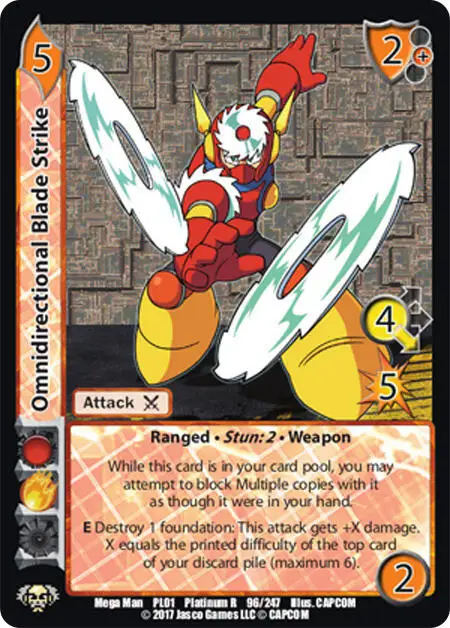 Omnidirectional Blade Strike card front