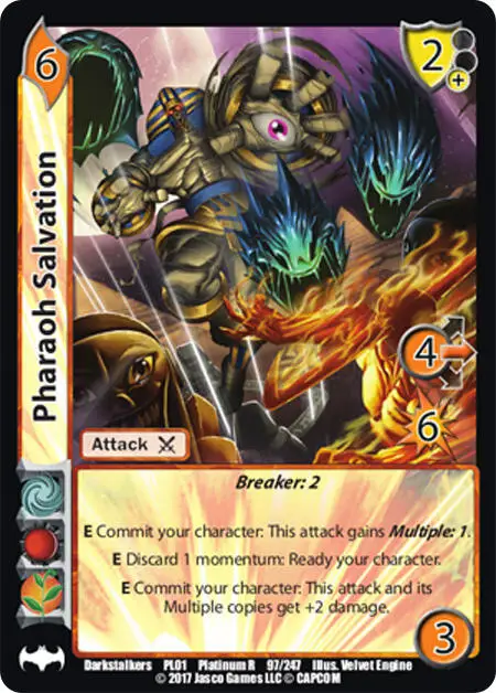 Pharaoh Salvation card front