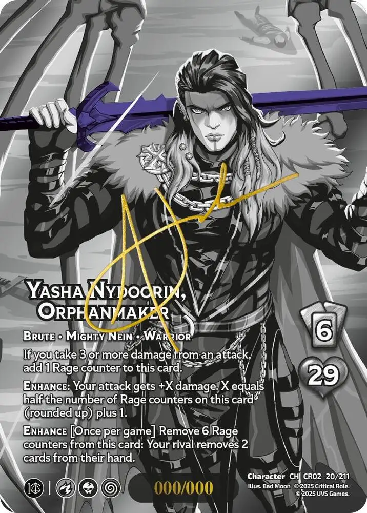 Yasha Nydoorin, Orphanmaker (Serial Numbered) card front