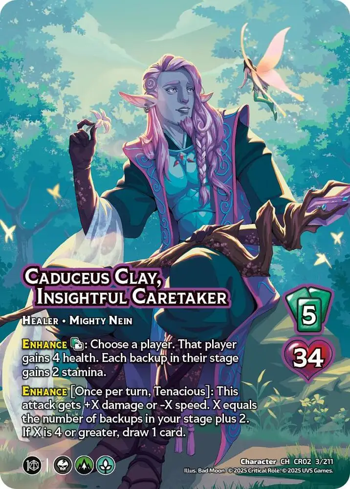 Caduceus Clay, Insightful Caretaker card front
