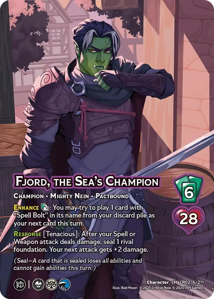 Fjord, the Sea's Champion card front