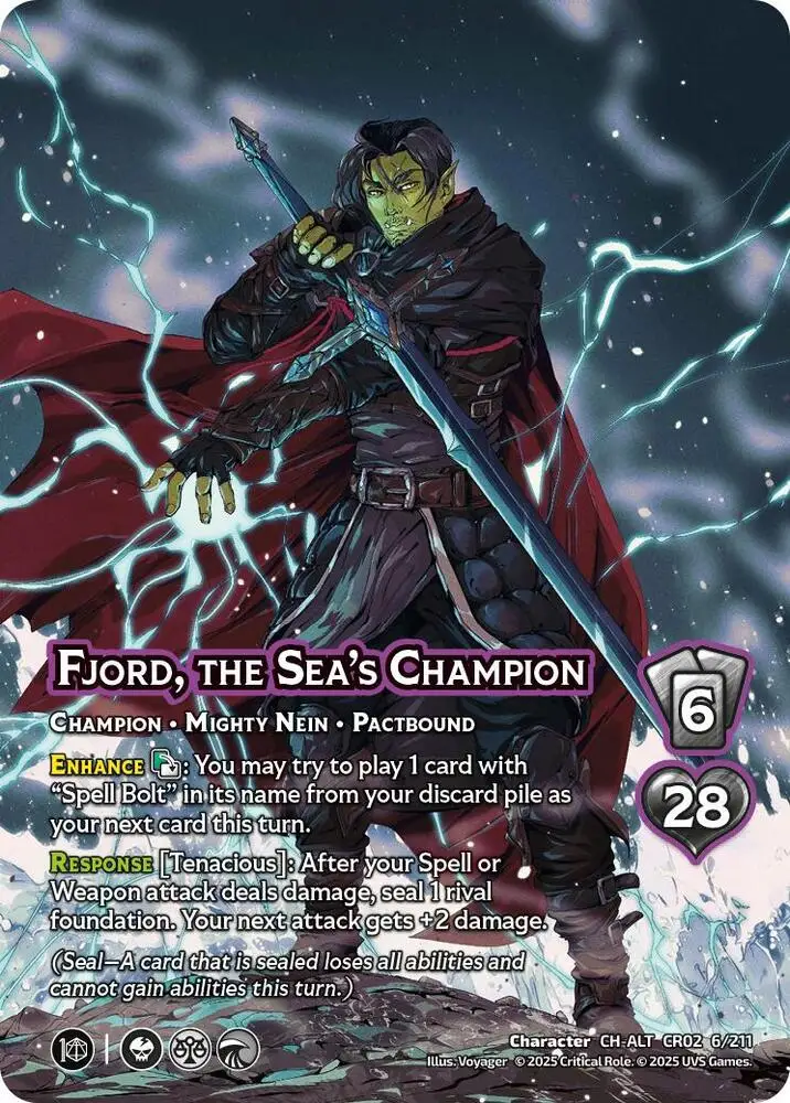 Fjord, the Sea's Champion (Alternate Art) card front
