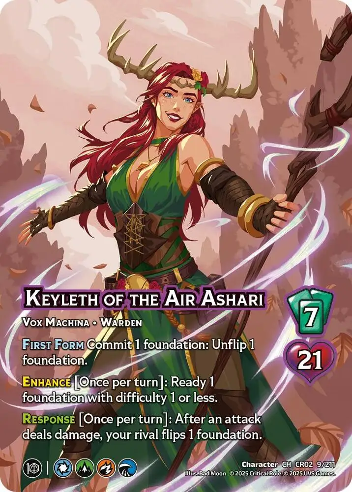 Keyleth of the Air Ashari card front