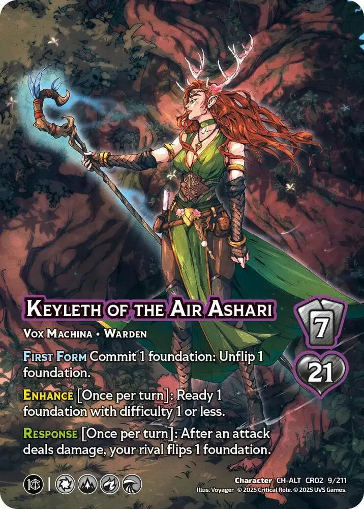 Keyleth of the Air Ashari (Alternate Art) card front