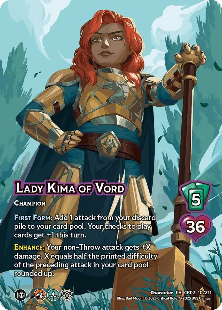 Lady Kima of Vord card front