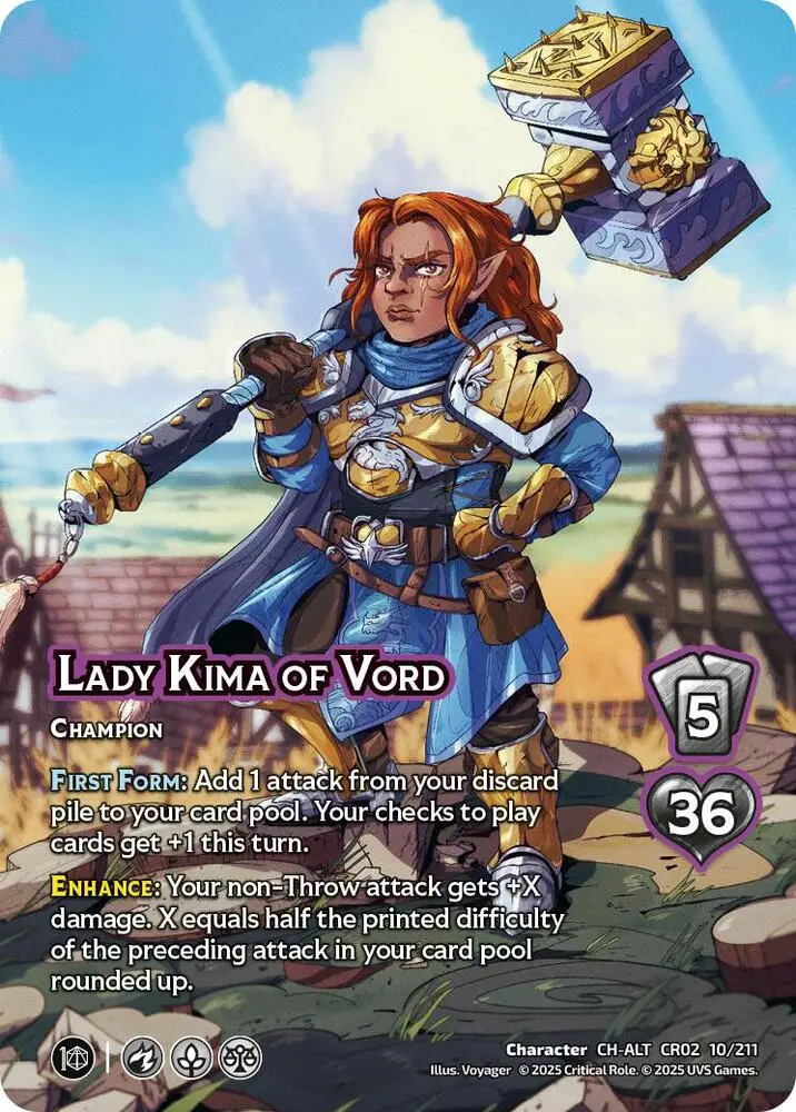 Lady Kima of Vord (Alternate Art) card front
