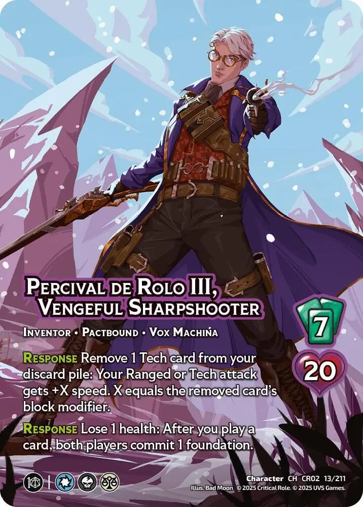 Percival de Rolo III, Vengeful Sharpshooter card front