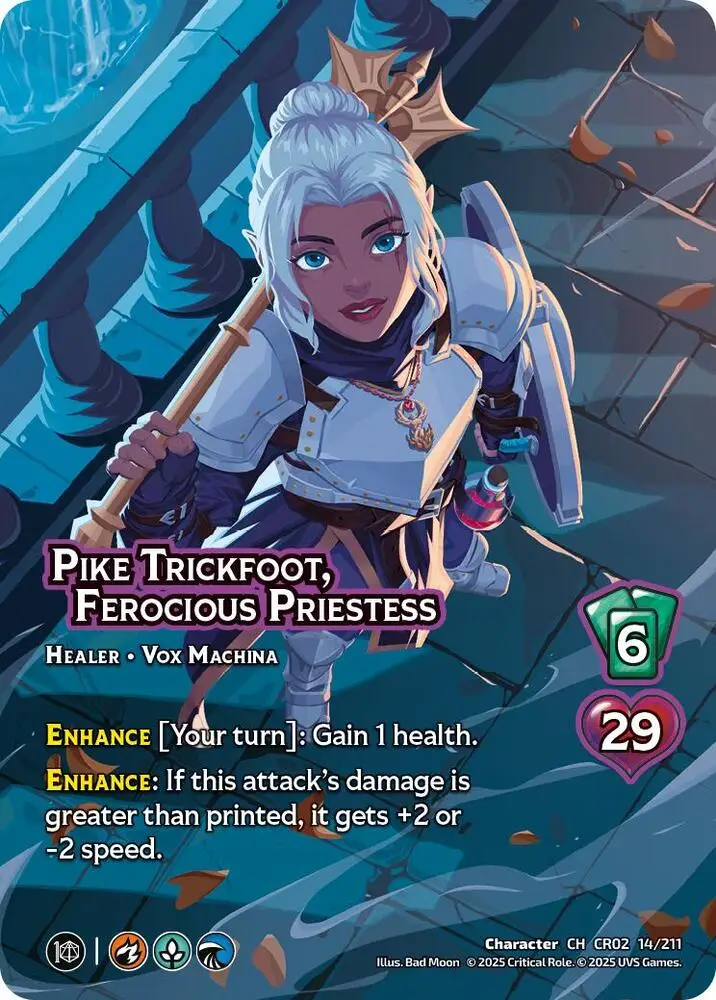 Pike Trickfoot, Ferocious Priestess card front
