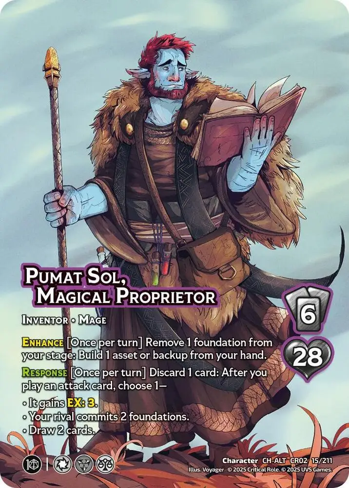 Pumat Sol, Magical Proprietor (Alternate Art) card front