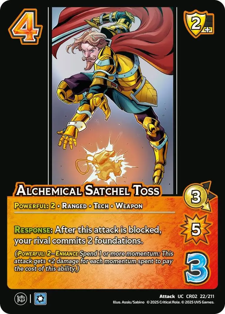 Alchemical Satchel Toss card front