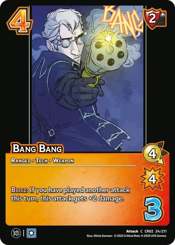 Bang Bang card front