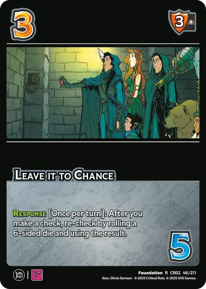 Leave it to Chance card front