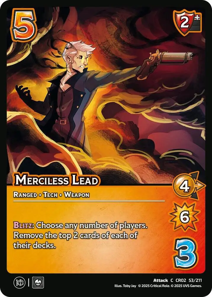 Merciless Lead card front