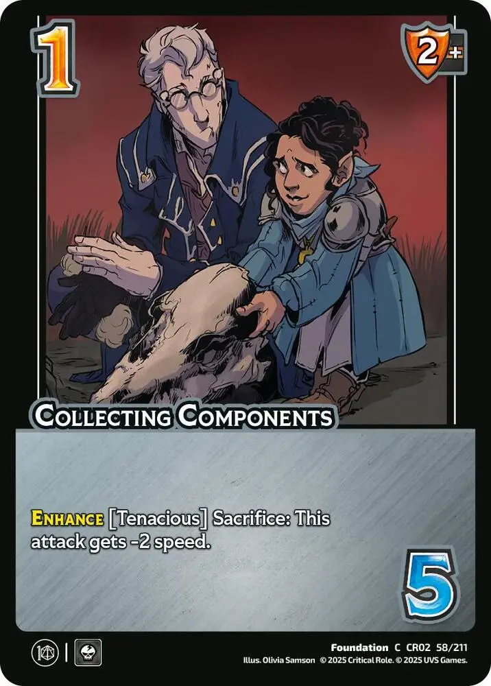 Collecting Components card front