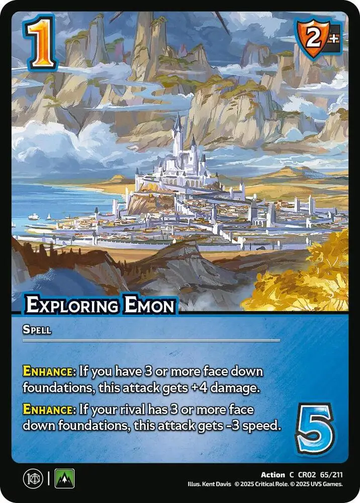 Exploring Emon card front