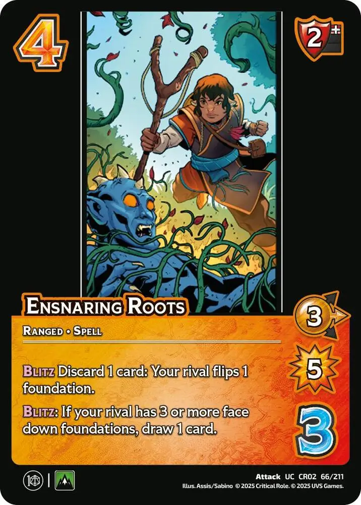 Ensnaring Roots card front