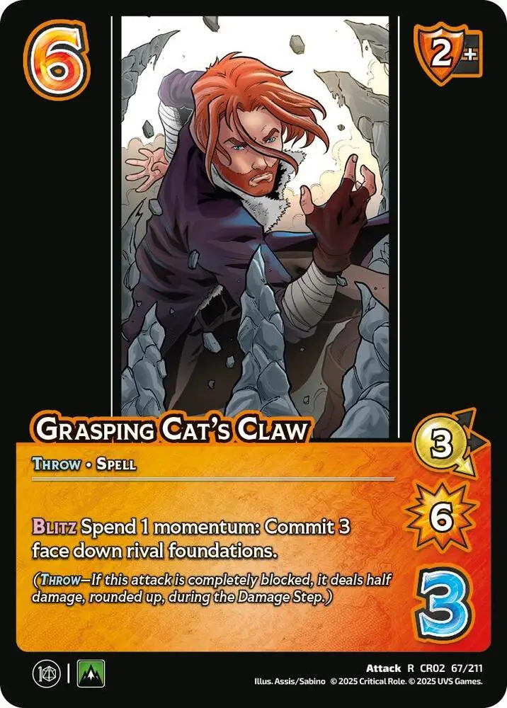 Grasping Cat's Claw card front