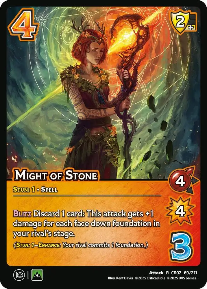 Might of Stone card front