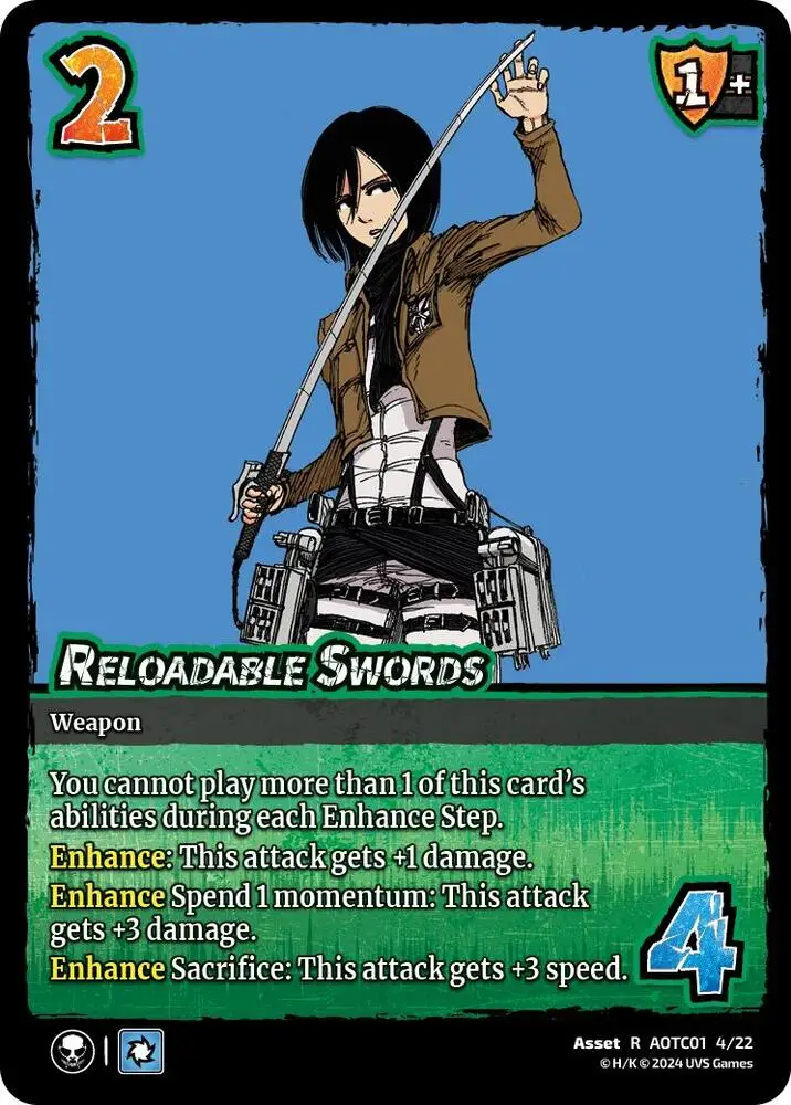 Reloadable Swords card front