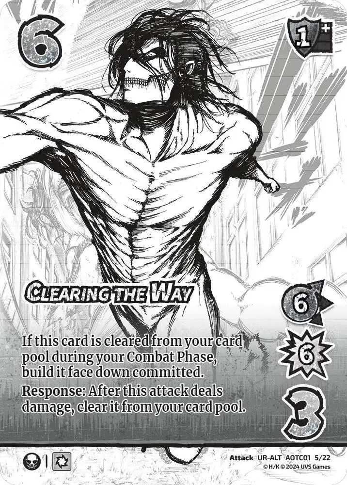 Clearing the Way (Alternate Art) card front
