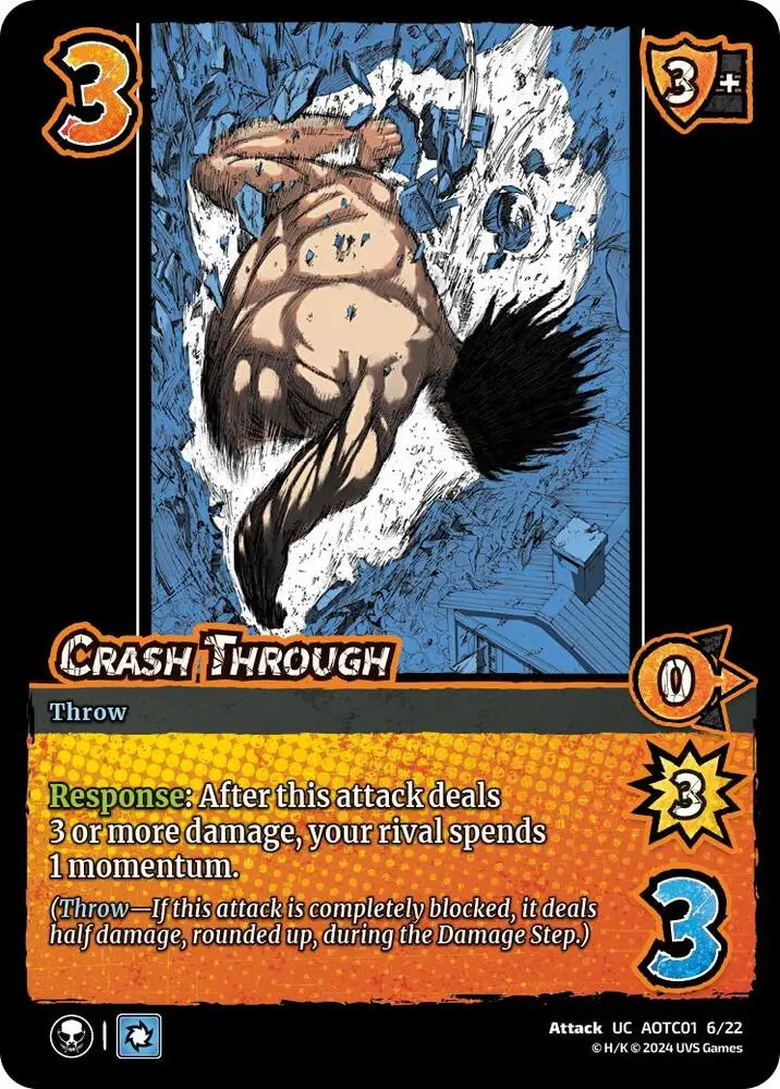 Crash Through card front