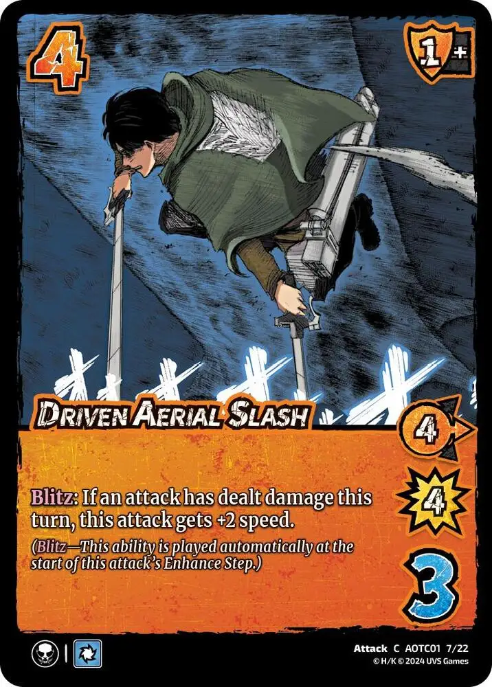 Driven Aerial Slash card front