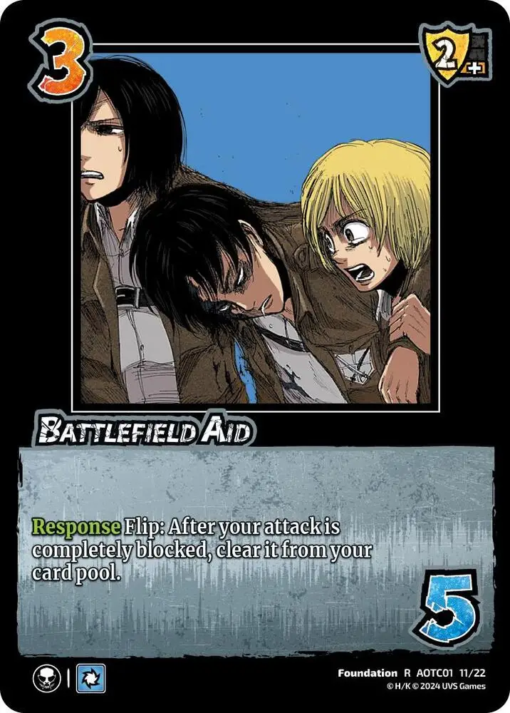 Battlefield Aid card front