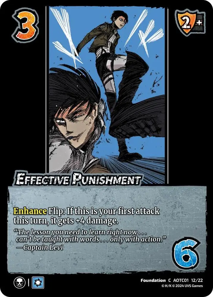 Effective Punishment card front
