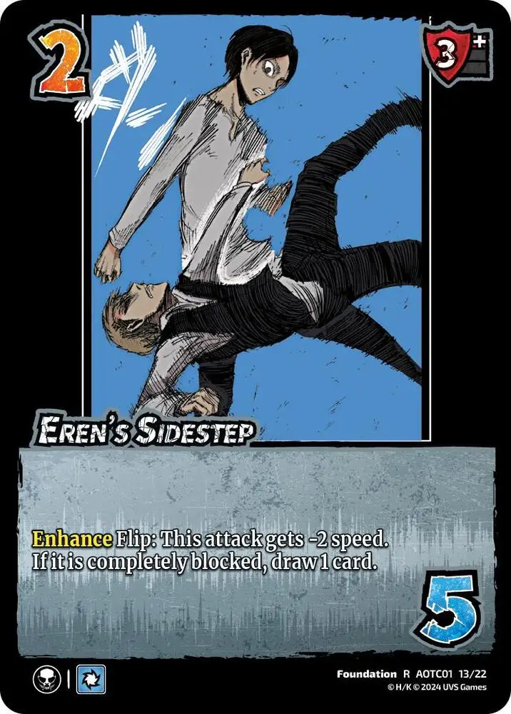 Eren's Sidestep card front